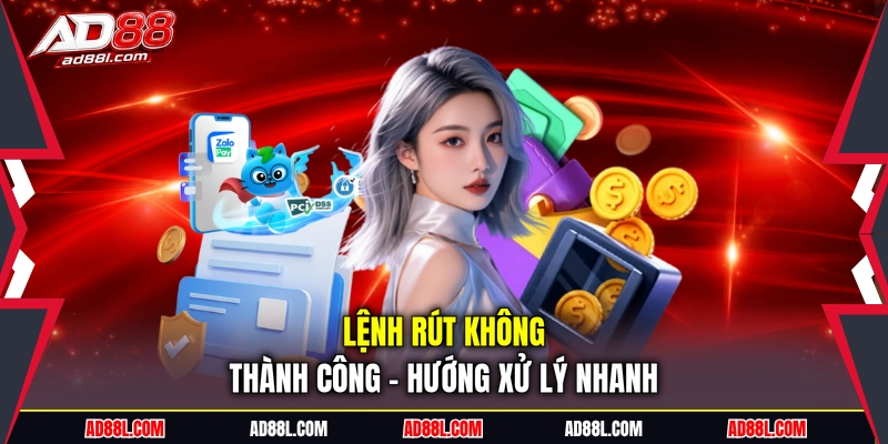 Lệnh rút không thành công - Hướng xử lý nhanh