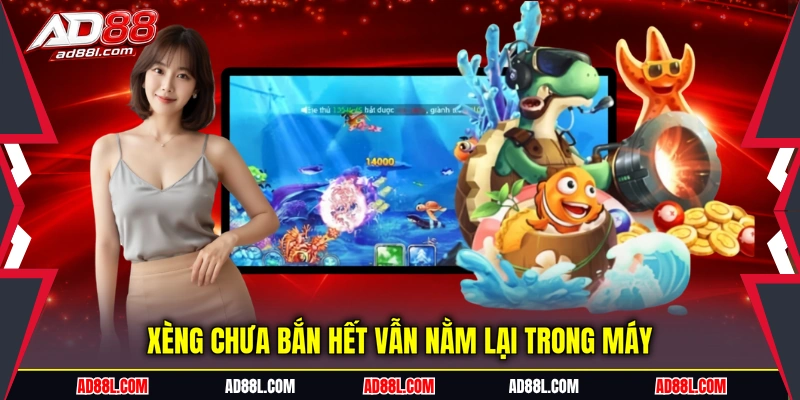 Xèng chưa bắn hết vẫn nằm lại trong máy